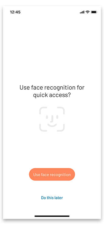 Decide whether to use face recognition