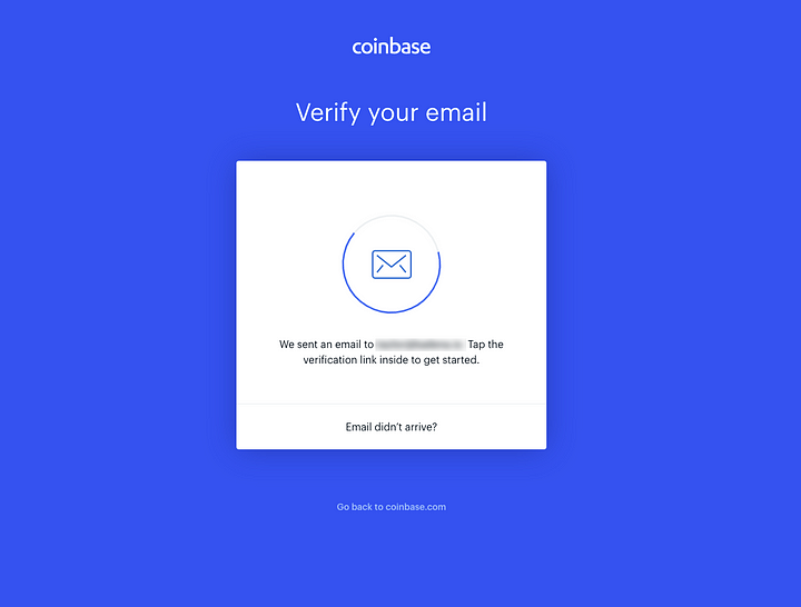 Verify your email address